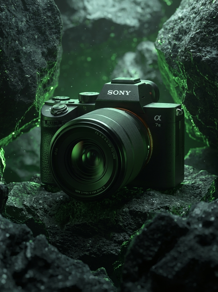 Фотоаппарат Sony с объективом